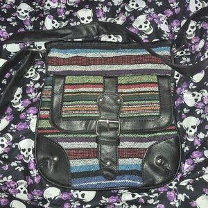 Free Choice By Elias Multicolor Striped Women's Bag